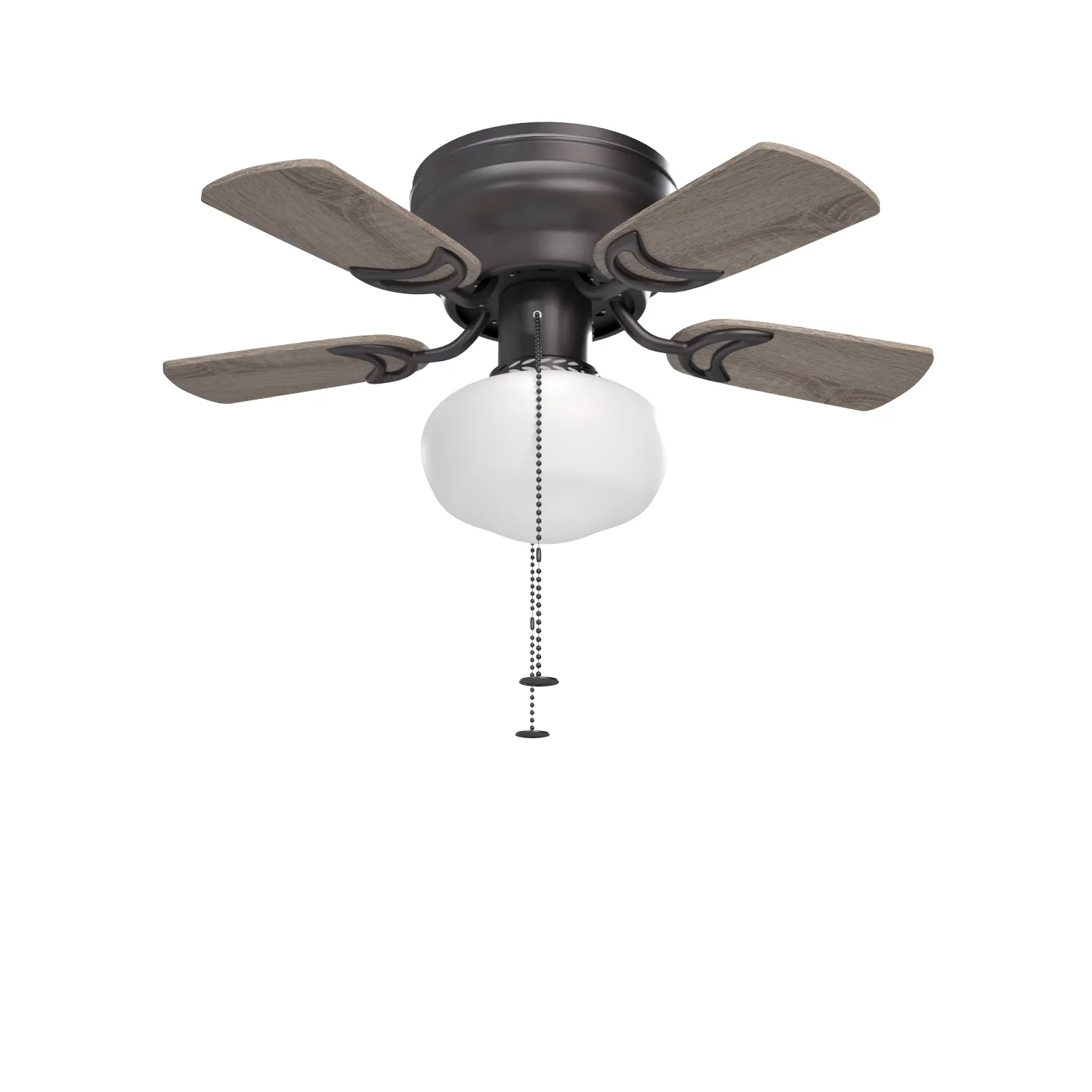 28 Inch Hero Espresso Pull Chain Ceiling Fan PBR 3D Model_03